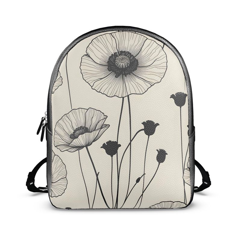 The Poppy Colville Leather Backpack-AURA REGALIA 