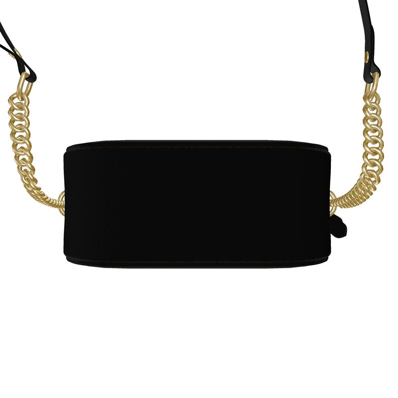 Noir Eclipse Round Bag | Aura Regalia