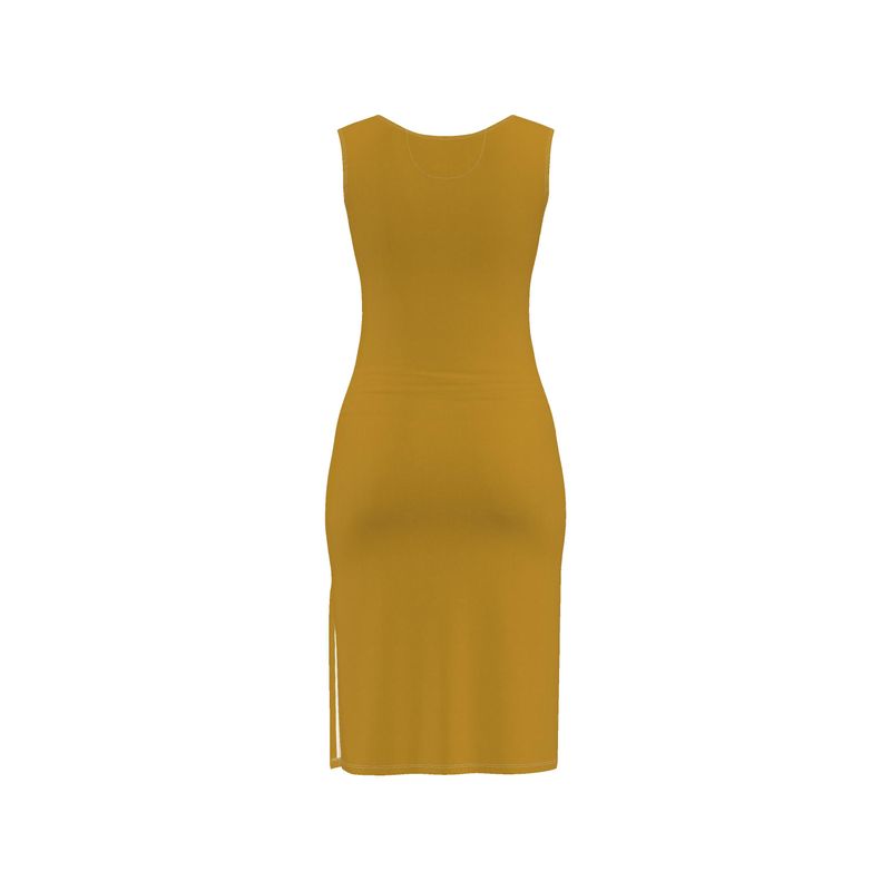 Golden Hour Bodycon Dress-AURA REGALIA 
