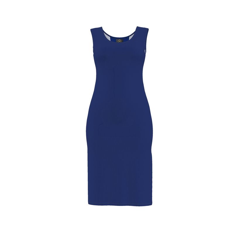 Twilight SapphireBodycon Dress-AURA REGALIA 
