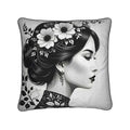 Flowers Lady Cushions | Aura Regalia