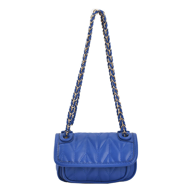 Fashion Chain Bag Women's Bag Small Fresh Rhombus Messenger Bag Mini Mobile Phone Lipstick Bag Trendy Bag-AURA REGALIA 