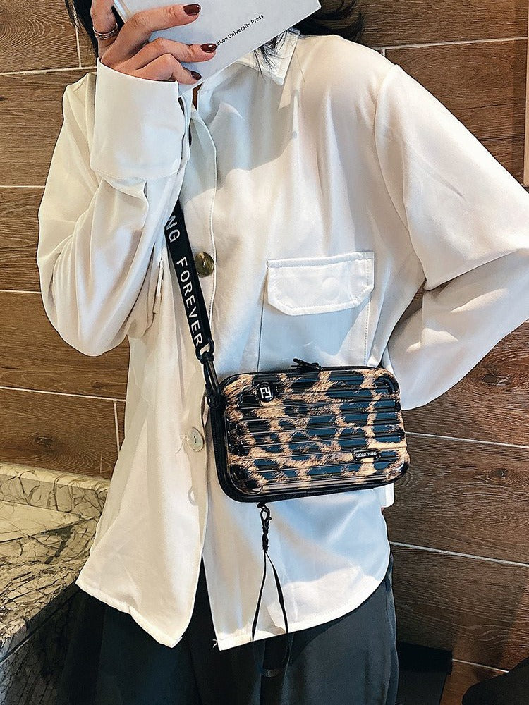 PC hard shell toiletry bag 7-inch shoulder crossbody bag hand storage bag suitcase small bag-AURA REGALIA 