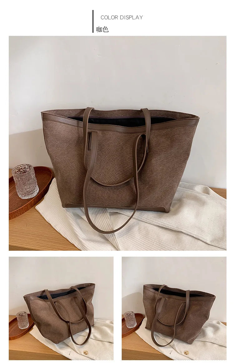 new-fashion-canvas-tote-bag-large-capacity-simple-foreign-style-handbag-shoulder-bag-shopper-spring-summer-womens-bag