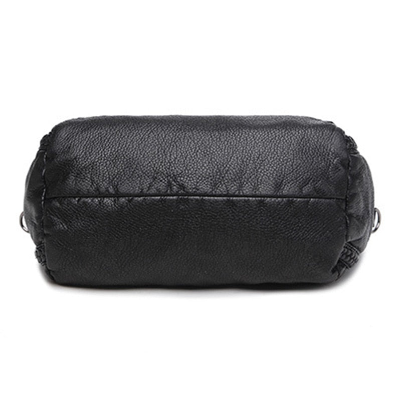 Large Soft Leather Bag for Women Handbags Ladies Crossbody Bags Hobos Shoulder Bags Female Big Tote Sac A Main-AURA REGALIA 