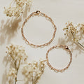 Madeline Gold Filled Paperclip Bracelet-AURA REGALIA 