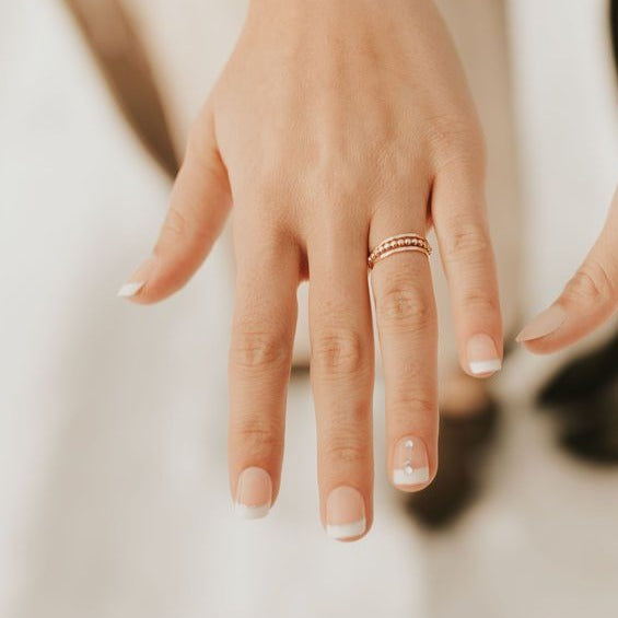 Micah Gold Filled Stacking Ring-AURA REGALIA 