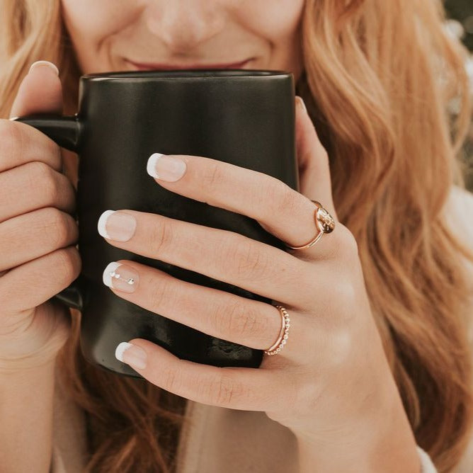 Micah Gold Filled Stacking Ring-AURA REGALIA 
