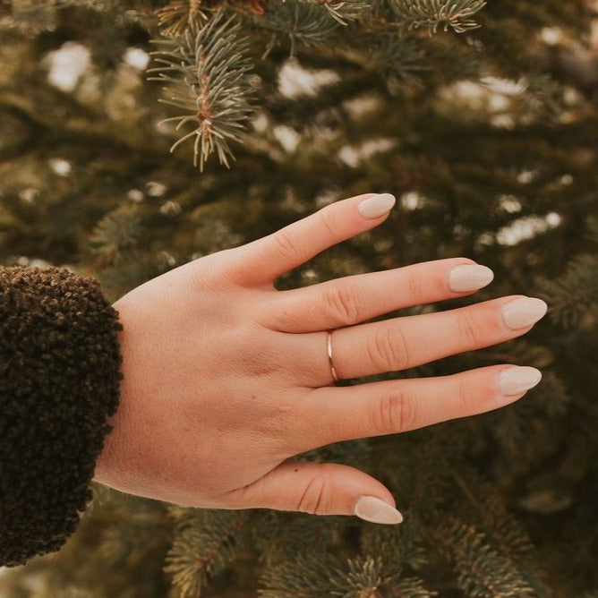 Micah Gold Filled Stacking Ring-AURA REGALIA 