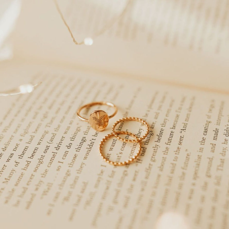 Kennedy Gold Filled Ring-AURA REGALIA 