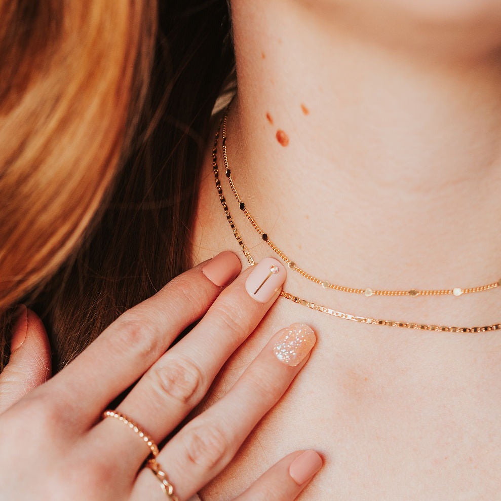 Nora Gold Filled Necklace-AURA REGALIA 