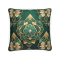 Green and Gold Cushion