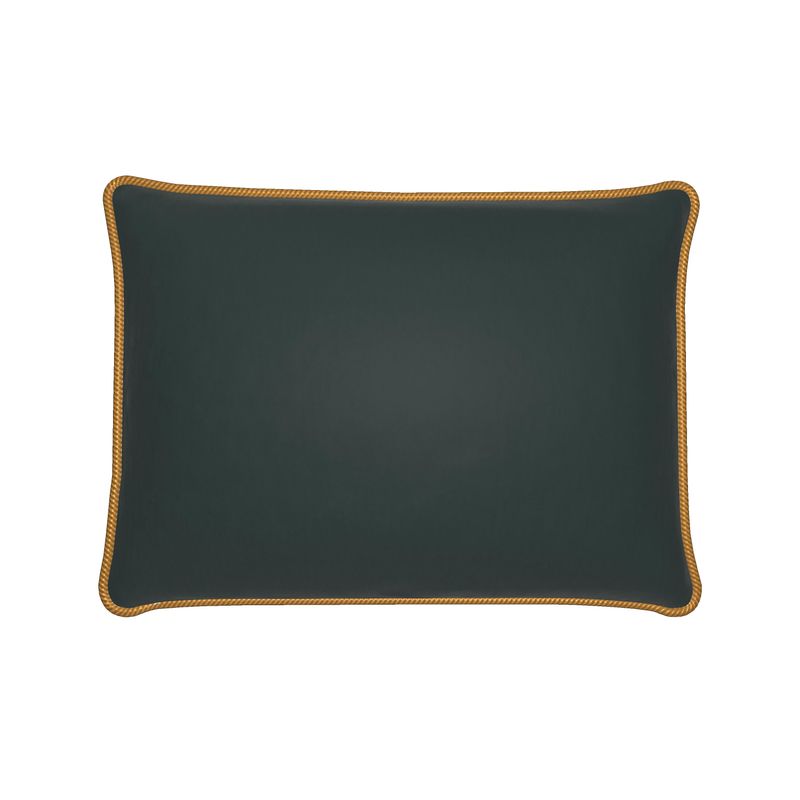 Green and Gold 100% Silk Pillows | Aura Regalia