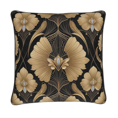 Black and Gold Cushion Covers | Aura Regalia