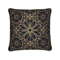 Navy and gold Geometric Art Deco Cushions | Aura Regalia