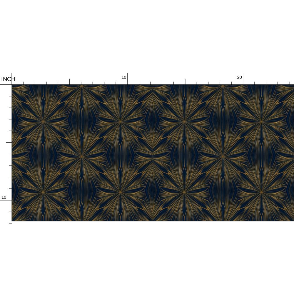 Mid-Century Night Sky Repeat Pattern Wallpaper | Aura Regalia