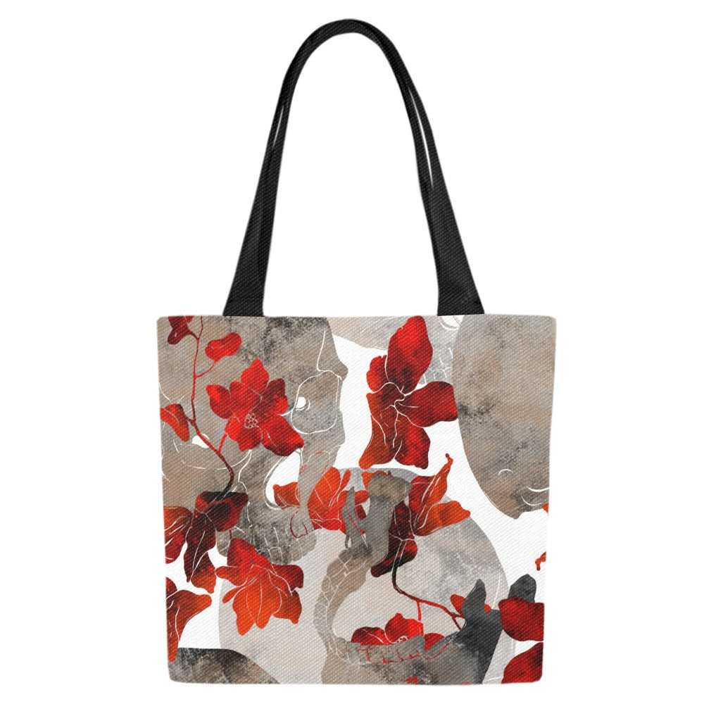 Canvas Tote Bag (Model1657) (Set of 4)-AURA REGALIA 