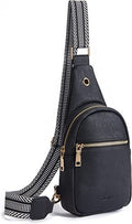 New outdoor portable women's small shoulder bag leather crossbody bag waist bag women's pu chest bag