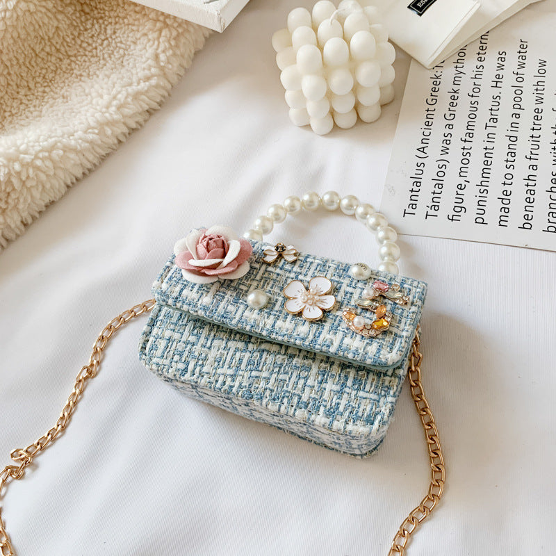 Girl's Pearl handbag-AURA REGALIA 