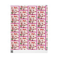 Strawberry Kitten Wrapping Paper | Nostalgic Cat Gift Wrap