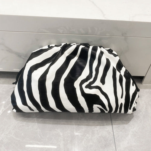 Cloud Bag Zebra Pattern Single Shoulder Crossbody Bag Small Bag Handheld Banquet Bag-AURA REGALIA 