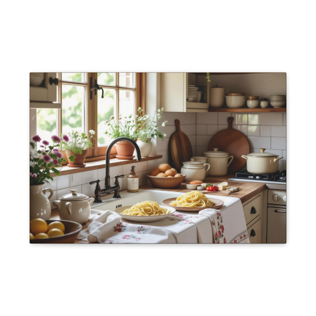 Copy of Cozy Country Kitchen Still Life Canvas