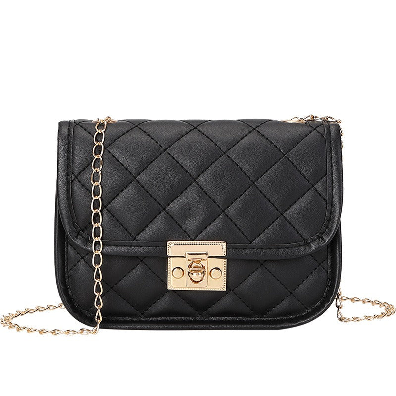 New Embroidered Bag Ladies Bags Trendy Womens Bag Womens Small Square Bag Fashion Chain Bag-AURA REGALIA 