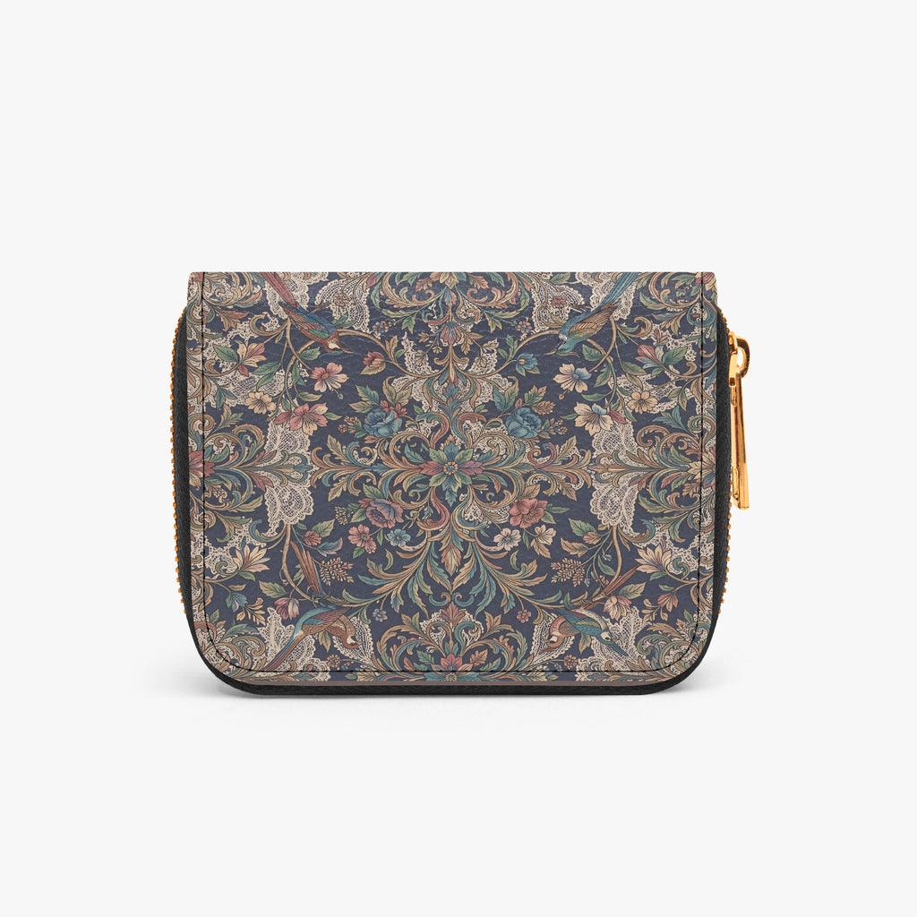 The Kensington Bifold Zipper Wallet | Aura Regalia-AURA REGALIA 