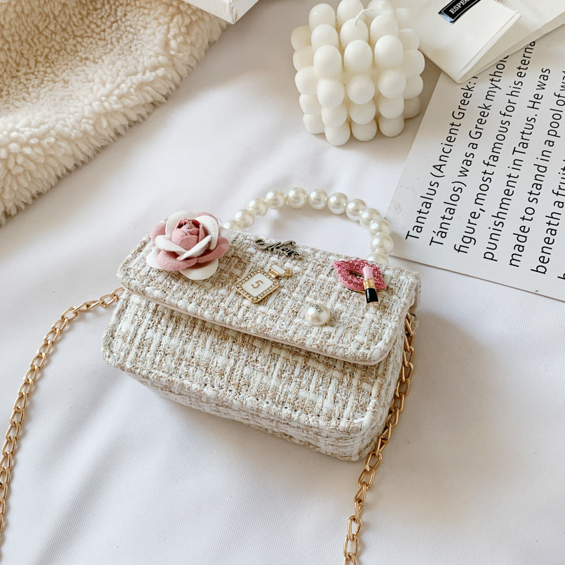 Girl's Pearl handbag-AURA REGALIA 