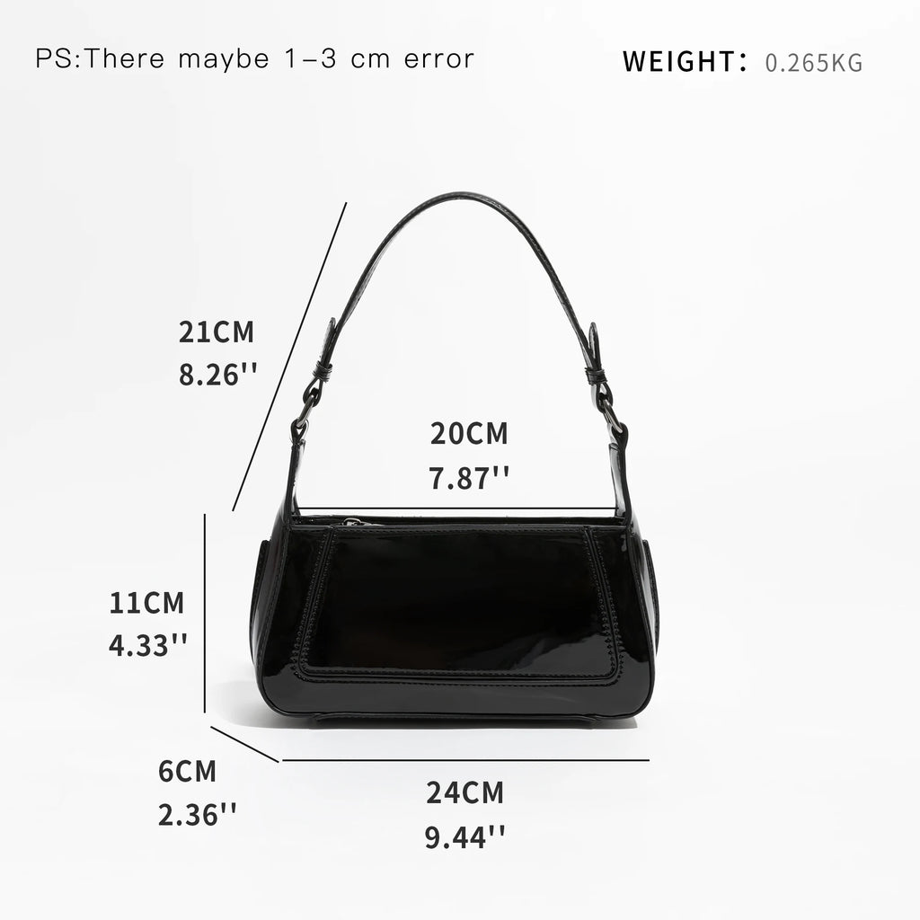 Solid Color Women Underarm Shoulder Bags Soft PU Leather Phone Purse Female Small Tote Handbags Simple Design-AURA REGALIA 