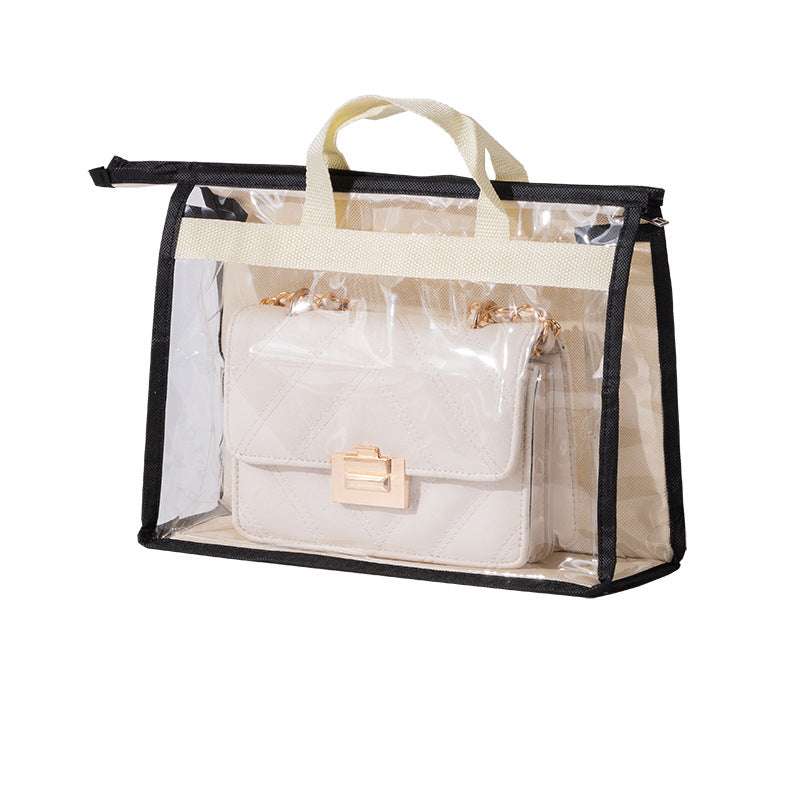 Breathable Moisture-Proof Bag Dust Bag Wardrobe Sealed Leather Bag Protection Finishing Storage Bag Transparent Hanging Bag Storage Artifact-AURA REGALIA 