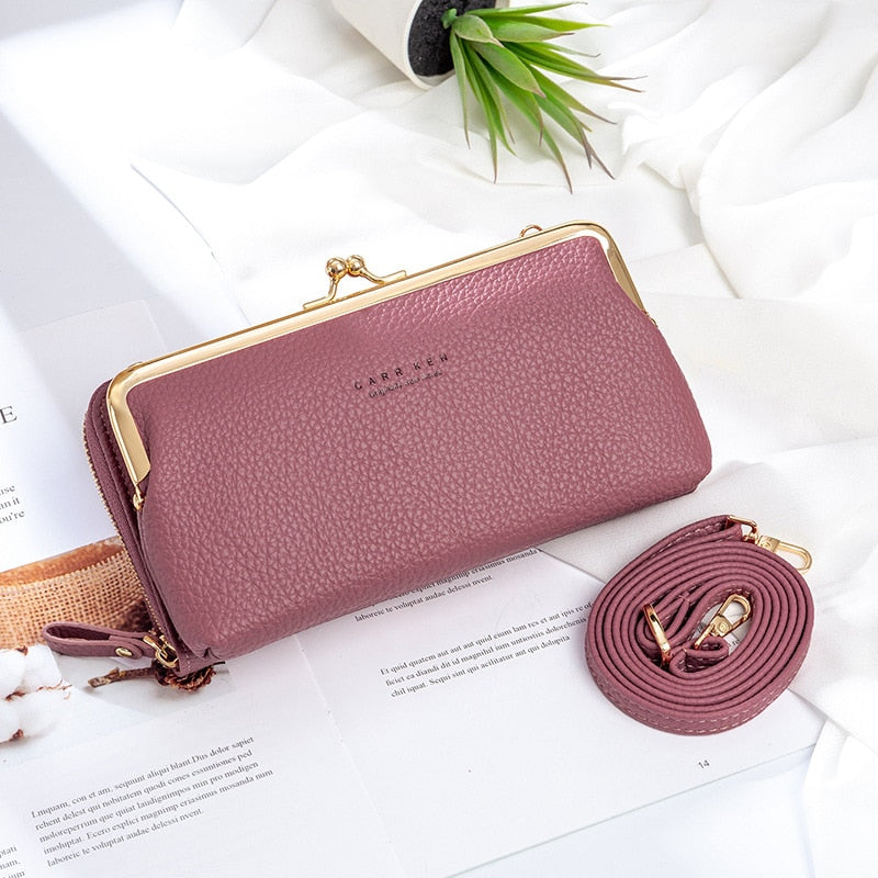 Fashion Small Crossbody Bags Women Matte Leather Shoulder Messenger Bag Female Handbag Bolsas Ladies Cell Phone bag Clutch Purse-AURA REGALIA 