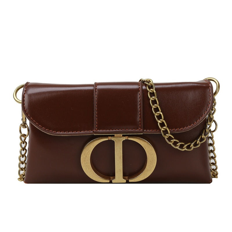New Retro Metal Buckle Temperament Women's Bag