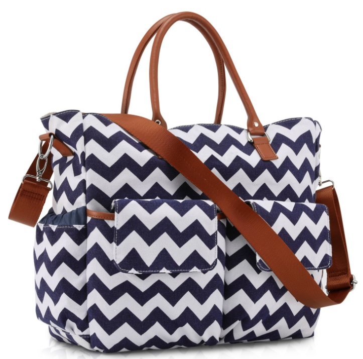 Multifunctional Mummy Maternity Diaper Bags Change Pad Hooks Tissue Box Baby Bag Travel Nappy Bag New Fashion Diaper Tote Bag