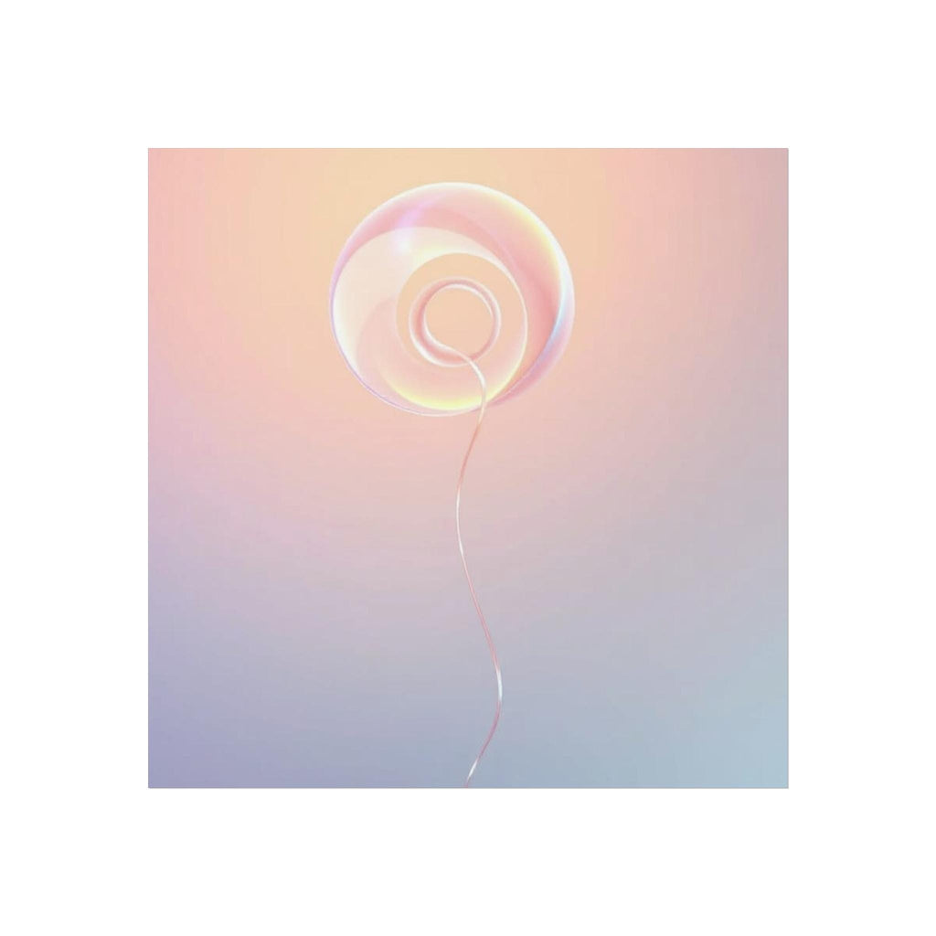 Iridescent Bubble Balloon Fine Art Poster | Pastel Gradient Wall Art
