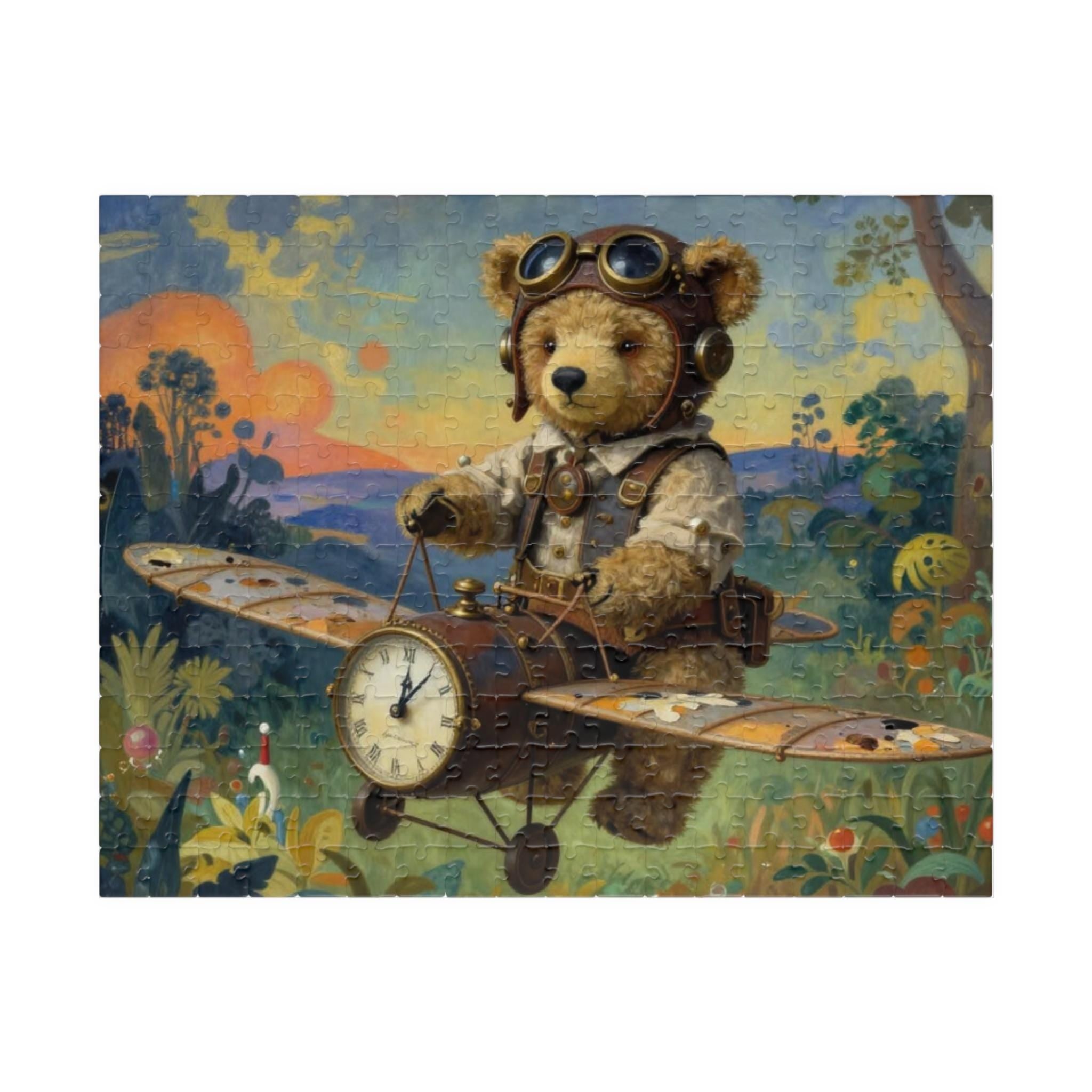 Teddy Pilot Plane puzzle