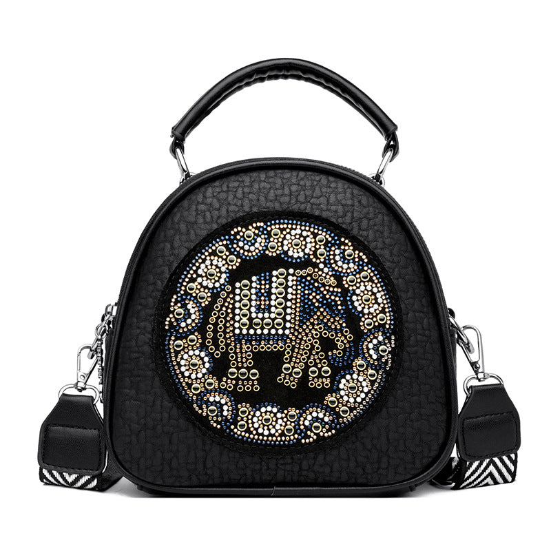 Women's Bag Multi-layer Large Capacity Vintage Shoulder Crossbody Bag Casual Commute Versatile Tote Bag-AURA REGALIA 
