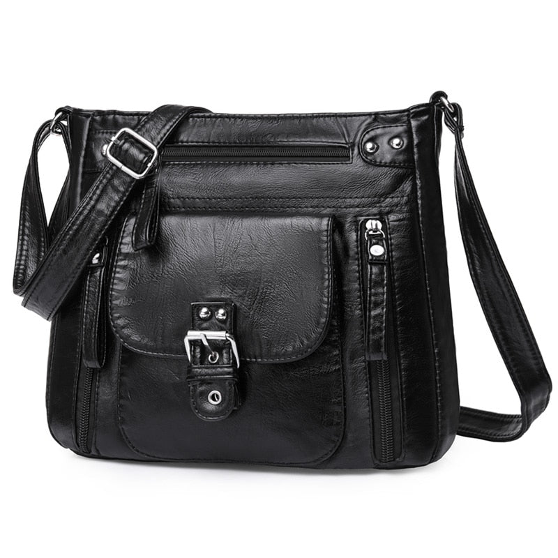 Designer Handbag Women Shoulder Bag Pu Leather Crossbody Messenger Bag High Quality Leather Tote Bag for Woman Casual Purses
