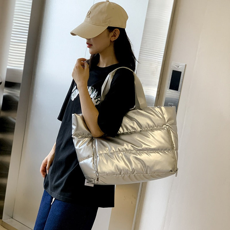 Yoga fitness bag, women's travel bag, dry and wet separation waterproof swimming bag, portable one shoulder travel luggage bag-AURA REGALIA 