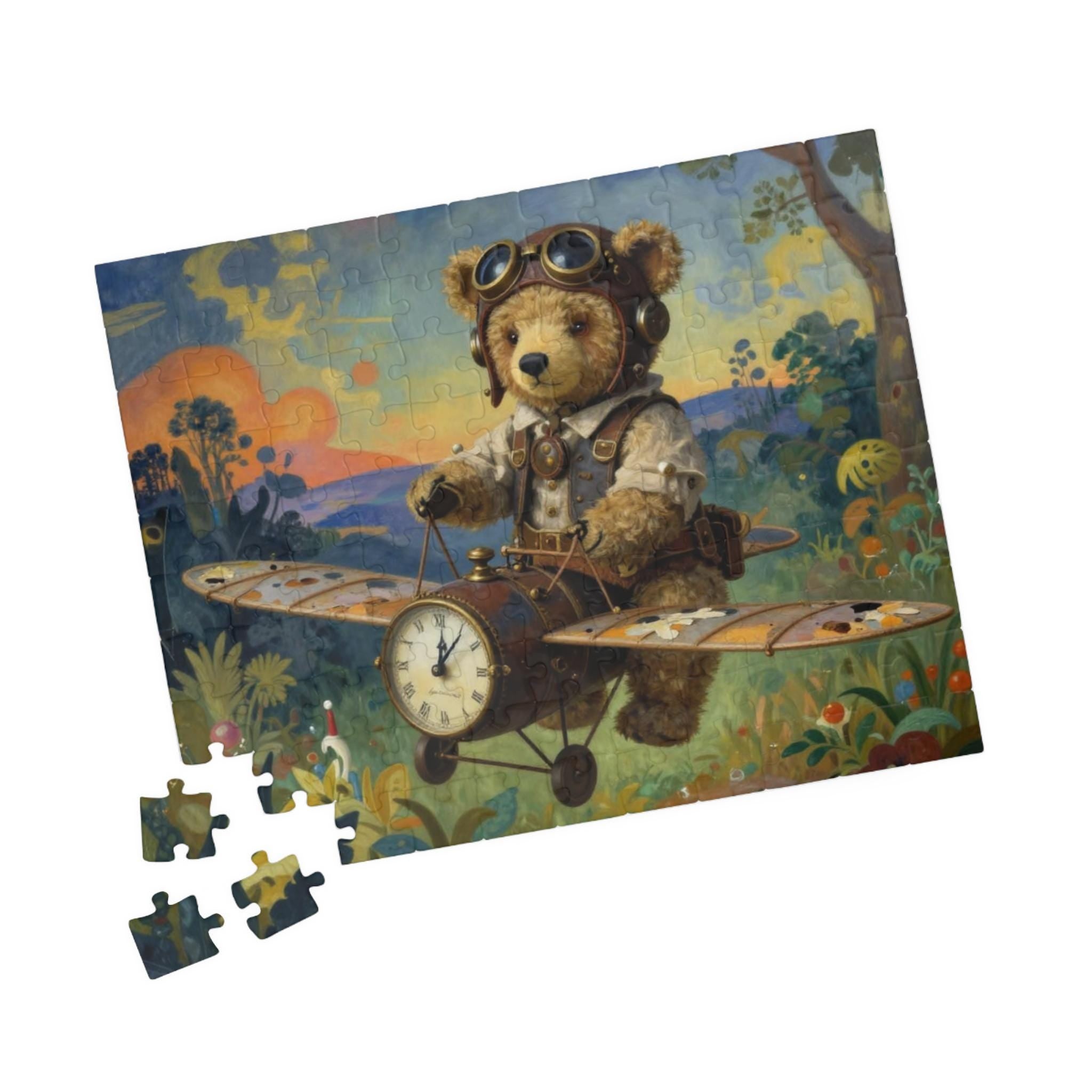 Teddy Pilot Plane puzzle