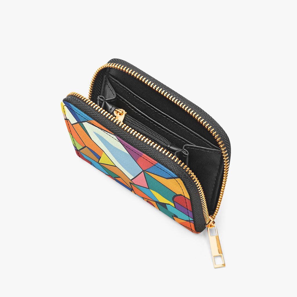 The Library Bifold Zipper Wallet | Aura Regalia-AURA REGALIA 