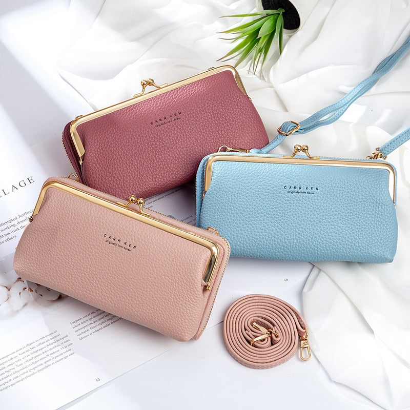 Fashion Small Crossbody Bags Women Matte Leather Shoulder Messenger Bag Female Handbag Bolsas Ladies Cell Phone bag Clutch Purse-AURA REGALIA 