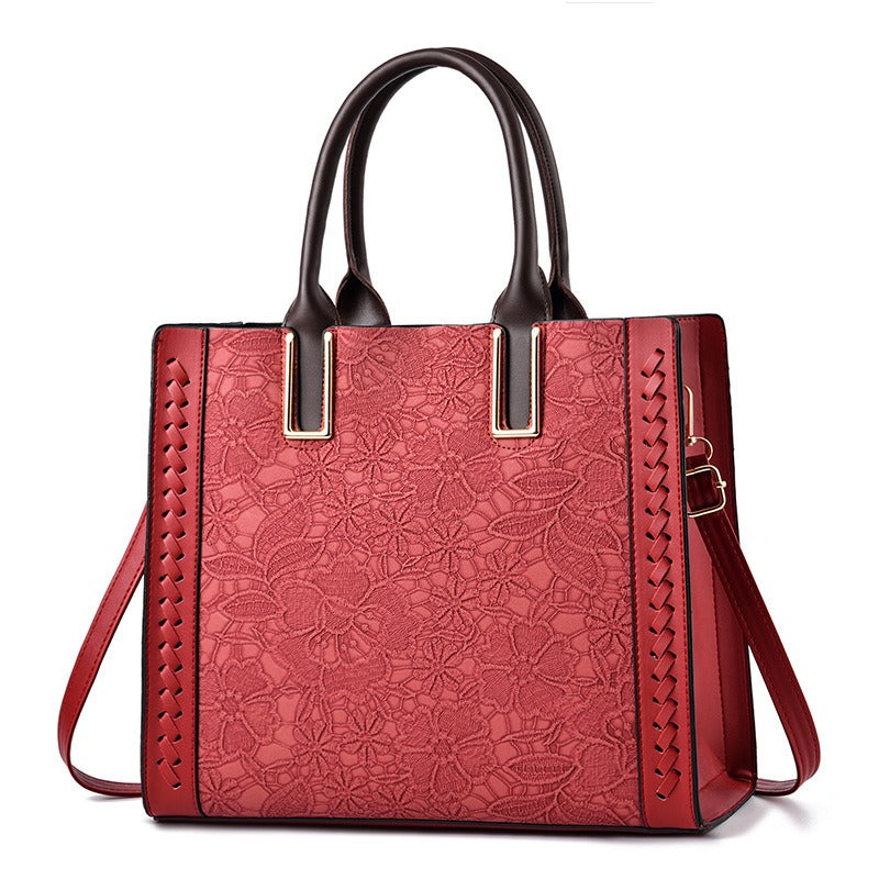 Crossbody Bag Womens New Simple Style Shoulder Bag Soft Leather Bag-AURA REGALIA 