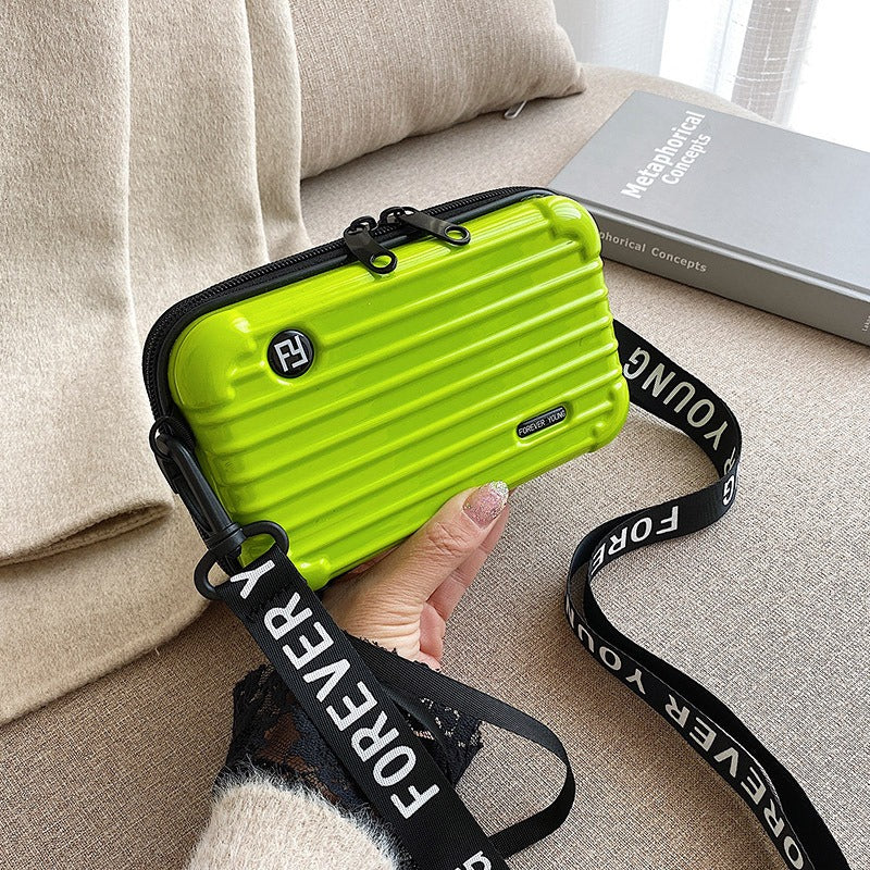 PC hard shell toiletry bag 7-inch shoulder crossbody bag hand storage bag suitcase small bag-AURA REGALIA 