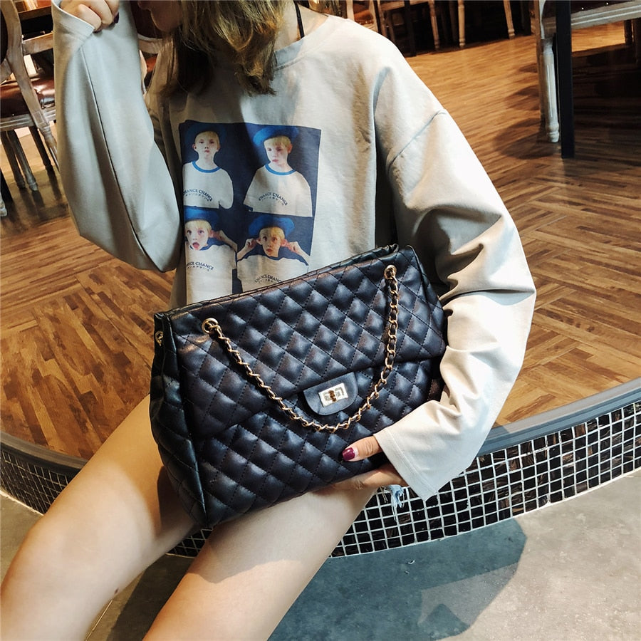 High Quality Women Pu Leather Shoulder Bag Fashion Designer Ladies Messenger Bags New Luxury Female Large Capacity Crossbody Bag-AURA REGALIA 