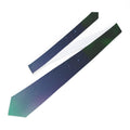 Green Nebula Necktie | Abstract Aurora Pattern, Slim Formal Tie