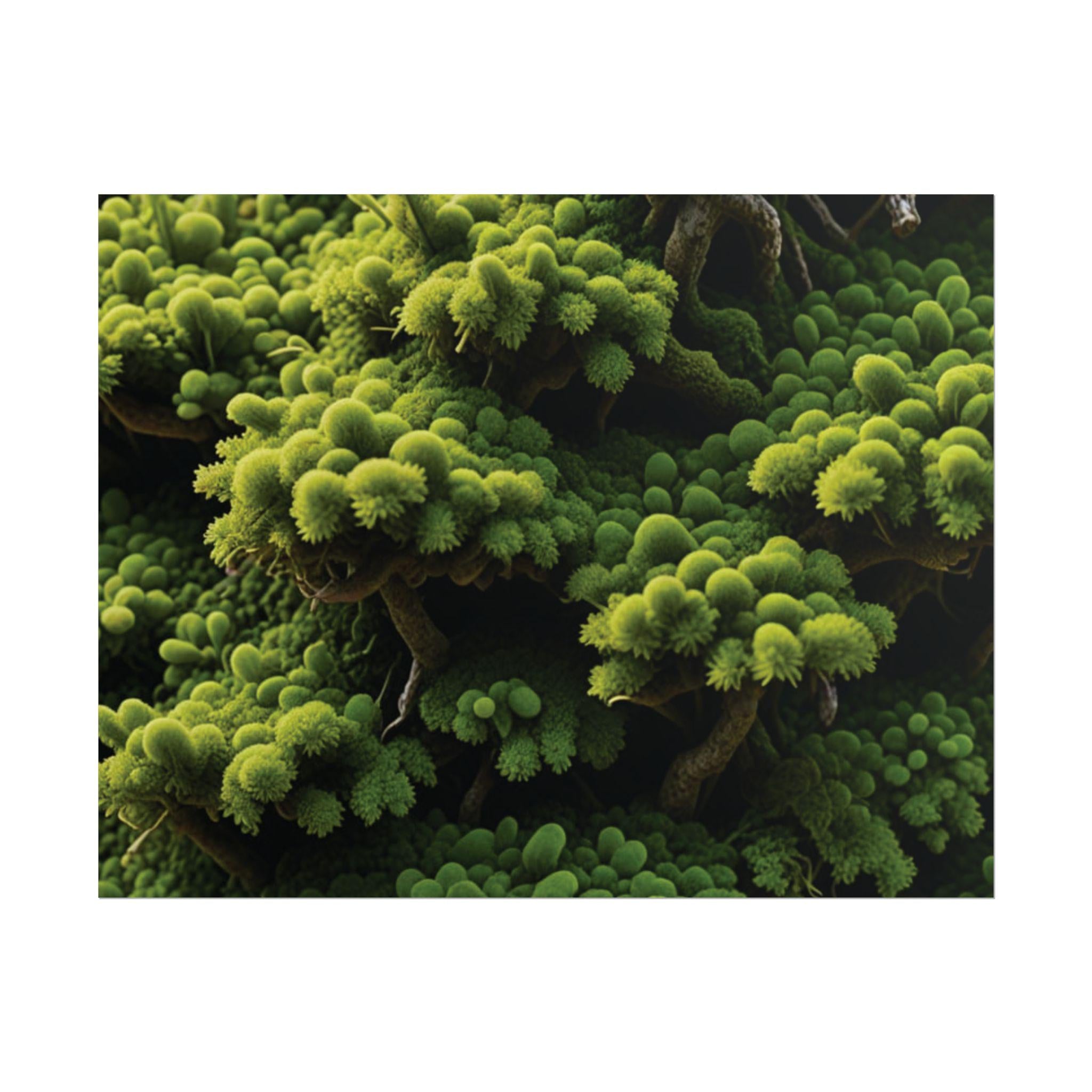 Lush Greenery Art Print, Botanical Rolled Poster