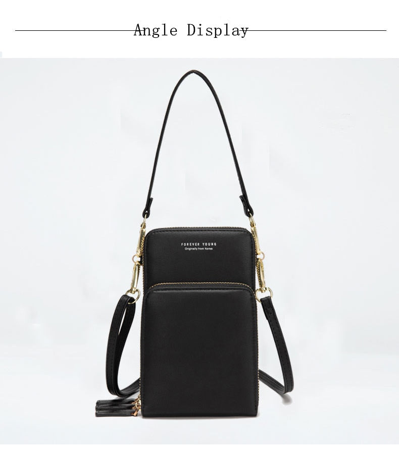 Crossbody Cell Phone Shoulder Bag Women Cellphone Bag Fashion Daily Use Card Holder Mini Summer Shoulder Bag for Wallet-AURA REGALIA 