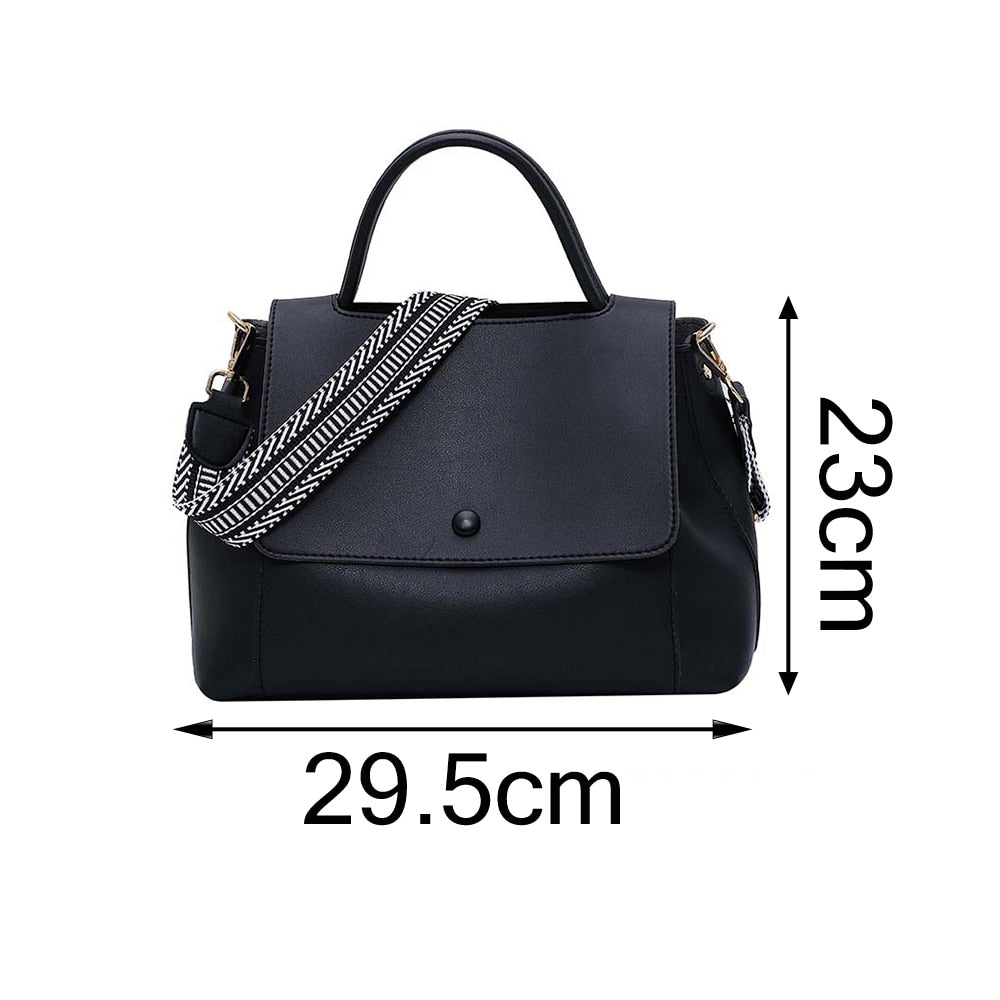 Fashion Simply PU Leather Crossbody Bags For Women Solid Color Shoulder Messenger Bag Lady Chain Travel Small Handbags-AURA REGALIA 