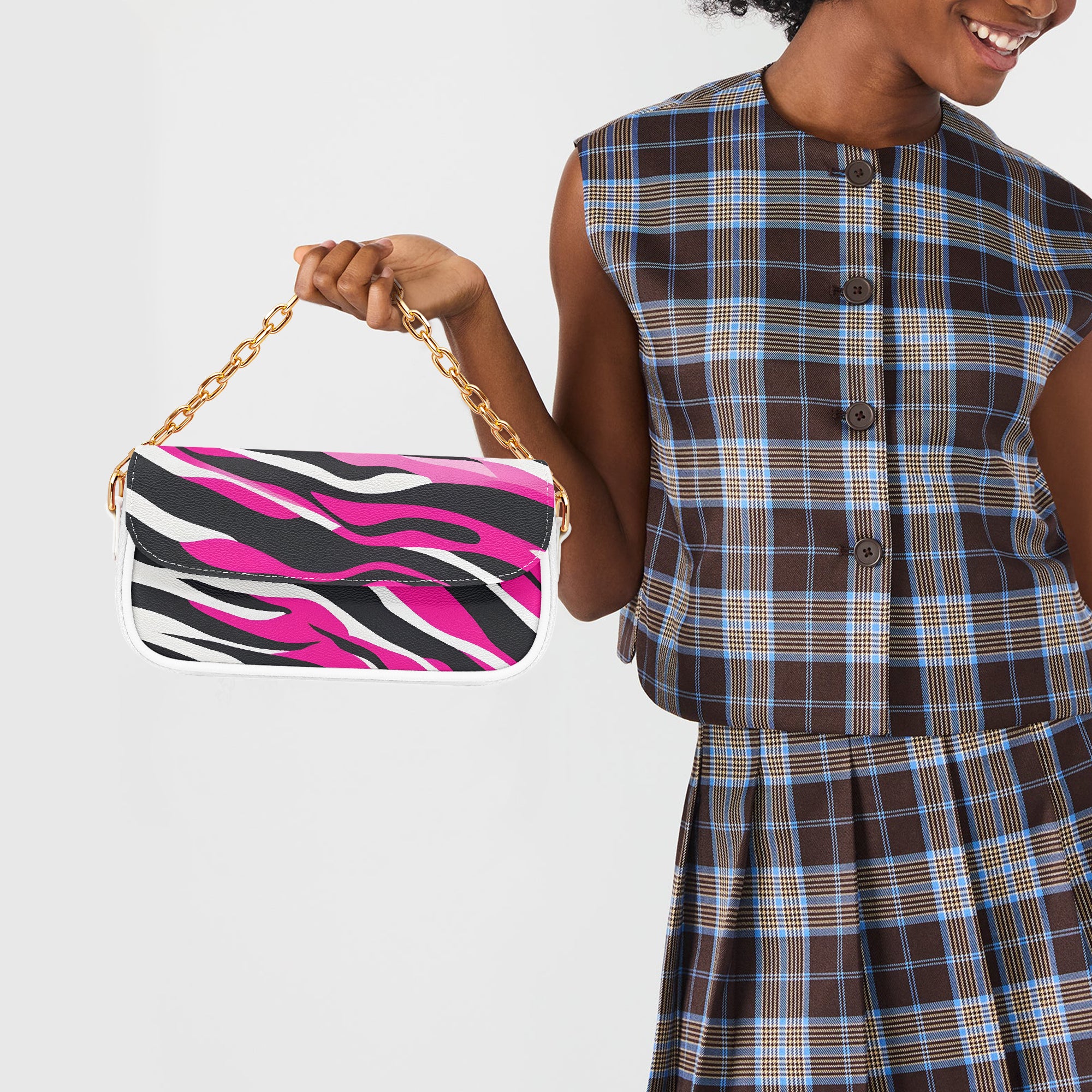 Wild Girl Women's Leather Underarm Bag | Aura Regalia-AURA REGALIA 